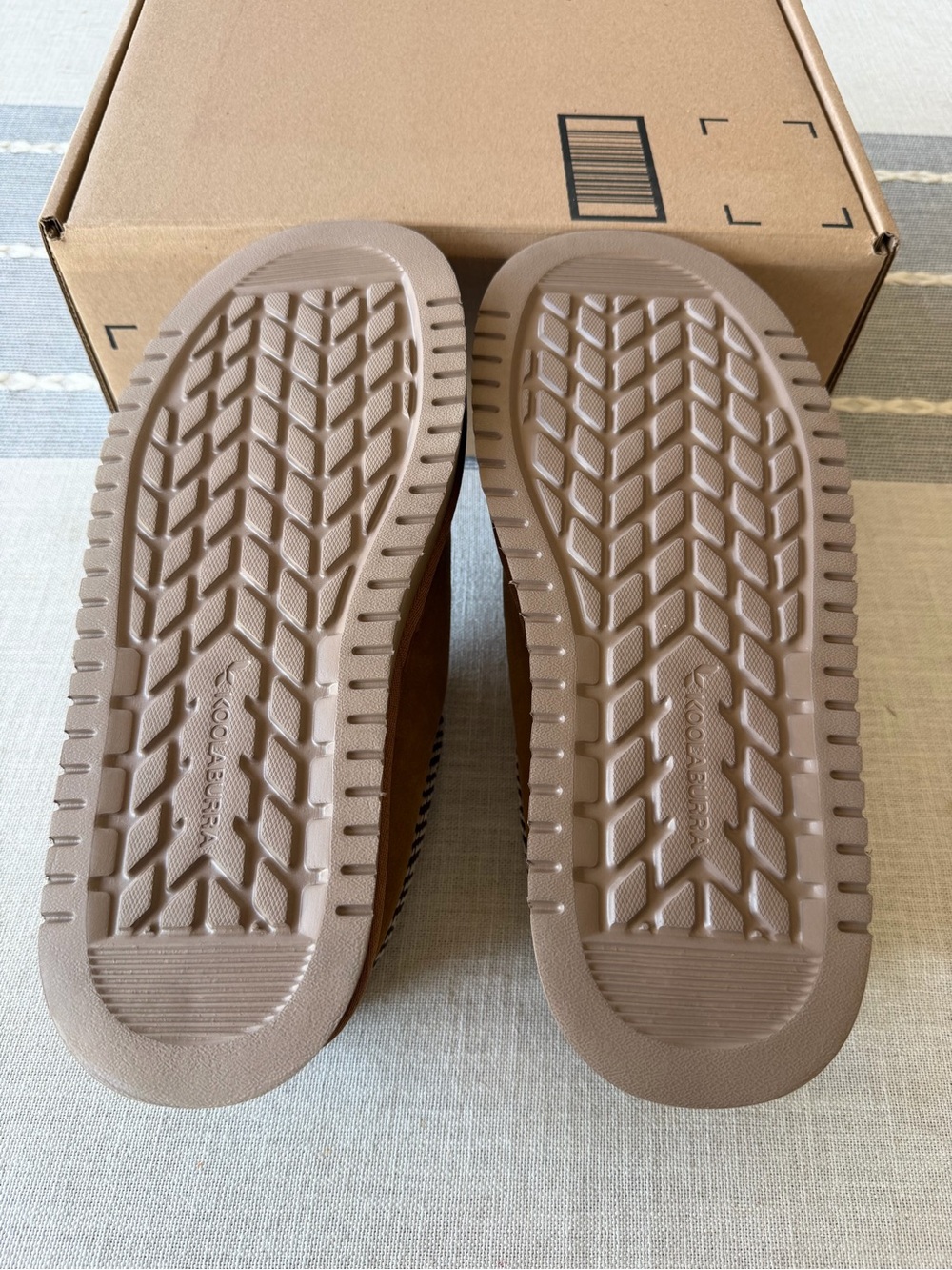 NEW KOOLABURRA BY UGG Buree Platform Slippers Shoes Mules Chestnut 9 - Picture 7 of 8